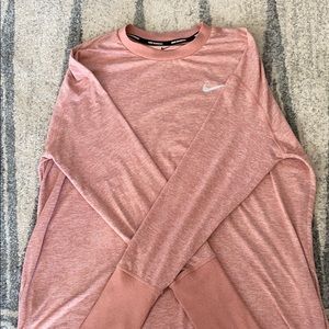 Nike long sleeve running dri-fit top